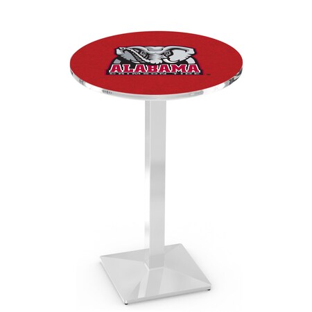 Holland Bar Stool Co 42" Chrome Alabama Pub Table L217C4228AL-Ele